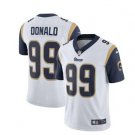 Men's Los Angeles Rams 99# Aaron Donald Limited White Stitched Jersey