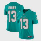 Men's Miami Dolphins 13# Dan Marino Limited Aqua Stitched Jersey