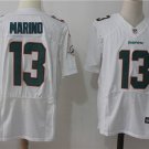 Men's Miami Dolphins 13# Dan Marino Elite White Stitched Jersey