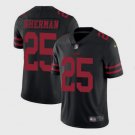 Men's San Francisco 49ers #25 Richard Sherman Limited Black Stitched Jersey