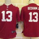 Youth York Giants 13# Odell Beckham Jr Red Stitched Jersey