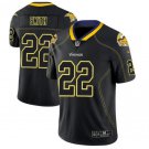 Men's Vikings 22 Harrison Smith Black Shadow Stitched Jersey