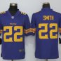 Men's Vikings 22 Harrison Smith Rush Purple Stitched Jersey