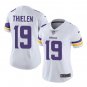 Women's Minnesota Vikings 19 Adam Thielen Limited White Stitched Jersey
