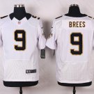 Men's Orleans Saints #9 Drew Brees Elite White Stitched Jersey