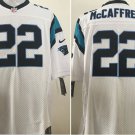 Men's Carolina Panthers 22 Christian McCaffrey Elite White Stitched Jersey