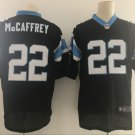 Men's Carolina Panthers 22# Christian McCaffrey Elite Black Stitched Jersey