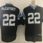 Men's Carolina Panthers 22# Christian McCaffrey Elite Black Stitched Jersey