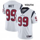 Youth Houston Texans #99 J.J. Watt Limited White Stitched Jersey