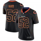 Men's Chicago Bears 52# Khalil Mack Limited Black shadow Stitched Jersey