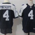 Men's Dallas Cowboys #4 Dak Prescott Elite Navy Blue Stitched Jersey