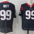 Men's Houston Texans #99 J.J. Watt Elite Navy Blue Stitched Jersey