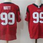 Men's Houston Texans #99 J.J. Watt Elite Red Stitched Jersey