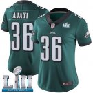 Women's Eagles 36# Jay Ajayi Limited Green Super Bowl LII Stitched Jersey