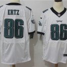 Men's Eagles 86# Zach Ertz Elite White Stitched Jersey