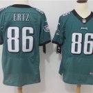 Men's Eagles 86# Zach Ertz Elite Green Stitched Jersey