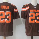 Men's Cleveland Browns 23# Joe Haden Elite Brown Stitched Jersey