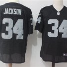 Men's Oakland Raiders 34# Gabe Jackson Elite Black Stitched Jersey