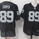 Men's Oakland Raiders 89# Amari Cooper Elite Black Stitched Jersey