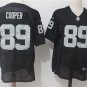Men's Oakland Raiders 89# Amari Cooper Elite Black Stitched Jersey
