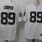 Men's Oakland Raiders 89# Amari Cooper Elite White Stitched Jersey