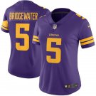 Women's Minnesota Vikings 5# Teddy Bridgewater Limited Purple Stitched Jersey