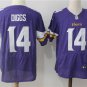 Men's Minnesota Vikings 14# Stefon Diggs Elite Purple Stitched Jersey
