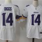 Men's Minnesota Vikings 14# Stefon Diggs Elite White Stitched Jersey