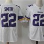 Men's Minnesota Vikings 22# Harrison Smith Elite White Stitched Jersey