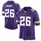 Men's Minnesota Vikings 26# Trae Waynes Game Purple Stitched Jersey