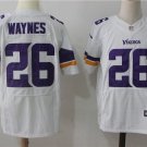Men's Minnesota Vikings 26# Trae Waynes Elite White Stitched Jersey