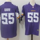 Men's Minnesota Vikings 55# Anthony Barr Limited Purple Stitched Jersey