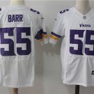 Men's Minnesota Vikings 55# Anthony Barr Elite White Stitched Jersey
