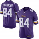 Men's Minnesota Vikings 84# Cordarrelle Patterson Game Purple Stitched Jersey