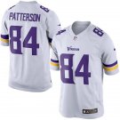 Men's Minnesota Vikings 84# Cordarrelle Patterson Game White Stitched Jersey