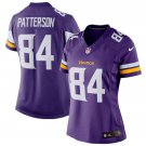 Women's Minnesota Vikings 84# Cordarrelle Patterson Purple Stitched Jersey