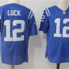 Indianapolis Colts 12# Andrew Luck Elite Royal Blue Stitched Jersey