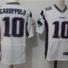 Men's Patriots 10# Jimmy Garoppolo Elite White Stitched Jersey