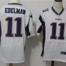 Men's Patriots 11# Julian Edelman Elite White Stitched Jersey