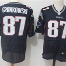Men's Patriots 87# Rob Gronkowski Elite Navy Stitched Jersey