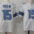Mens Detroit Lions 15# Golden Tate Limited White Stitched Jersey