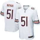 Men's Chicago Bears 51# Dick Butkus Game White Stitched Jersey