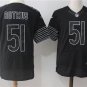 Men's Chicago Bears 51# Dick Butkus Elite Black Stitched Jersey