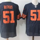 Men's Chicago Bears 51# Dick Butkus Elite Navy Stitched Jersey
