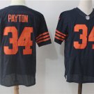 Men's Chicago Bears 34# Walter Payton Elite Navy Stitched Jersey