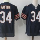 Men's Chicago Bears 34# Walter Payton Elite Navy Blue Stitched Jersey