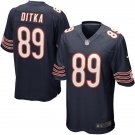 Men's Chicago Bears 89# Mike Ditka Game Navy Blue Stitched Jersey
