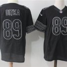 Men's Chicago Bears 89# Mike Ditka Elite Navy Black Stitched Jersey