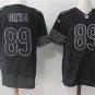 Men's Chicago Bears 89# Mike Ditka Elite Navy Black Stitched Jersey