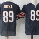 Men's Chicago Bears 89# Mike Ditka Elite Navy Blue Stitched Jersey